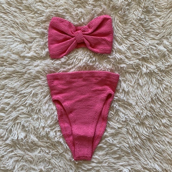 NWT Hunza g Ruby bikini set in pink - Picture 4 of 8